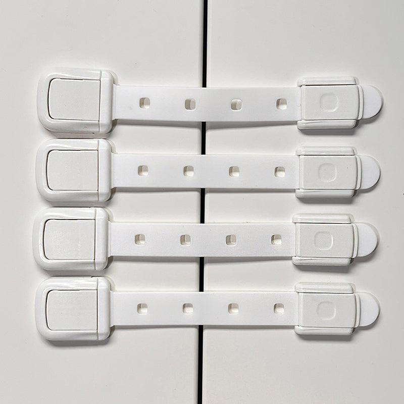 Drawer cabinet door lock